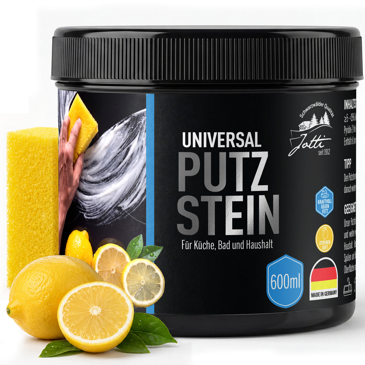 Jotti Universal Putzstein – kraftvoll gegen Fett, schonend zur Oberfläche