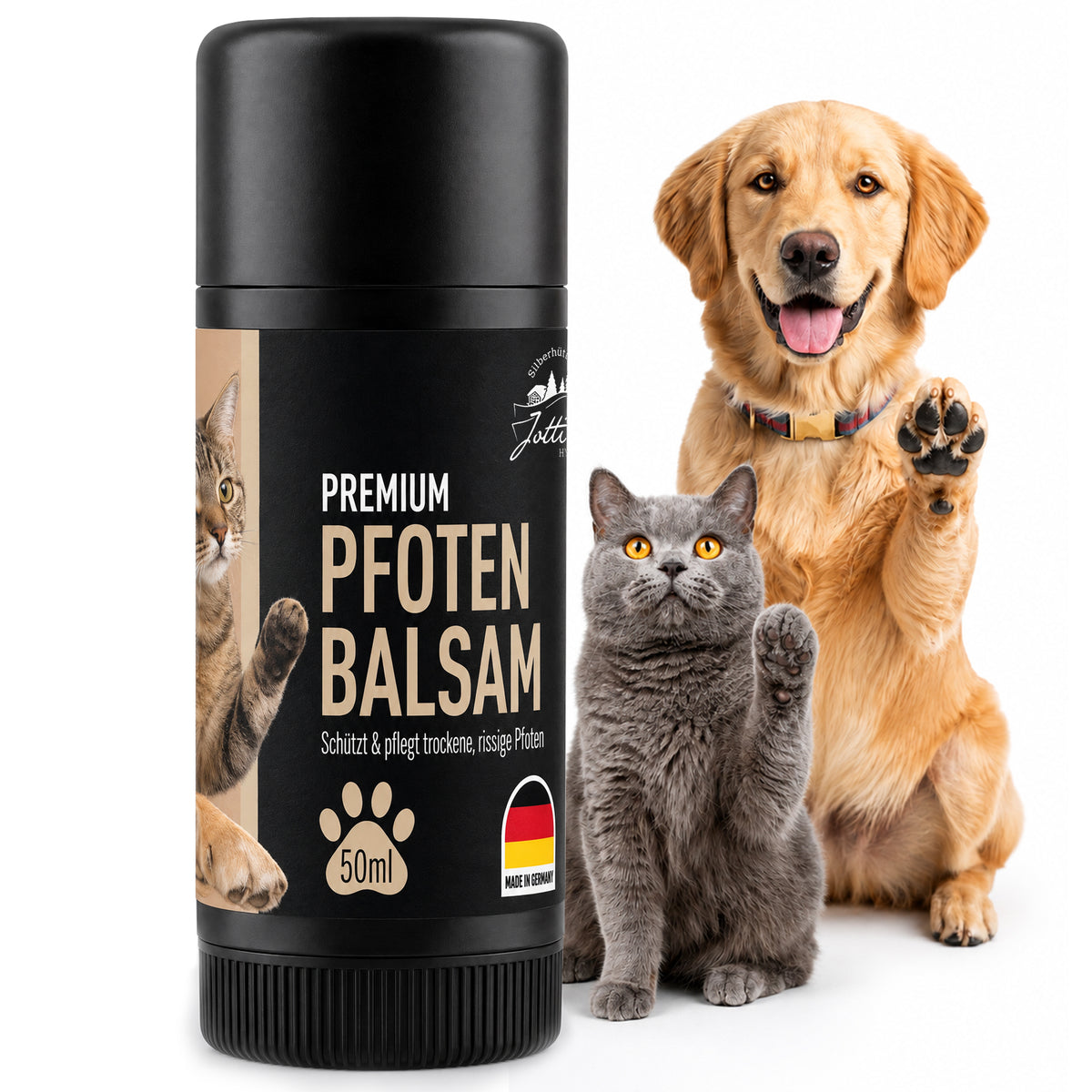 Jotti Pfotenbalsam 50 ml Pflegestift für Hunde und Katzen